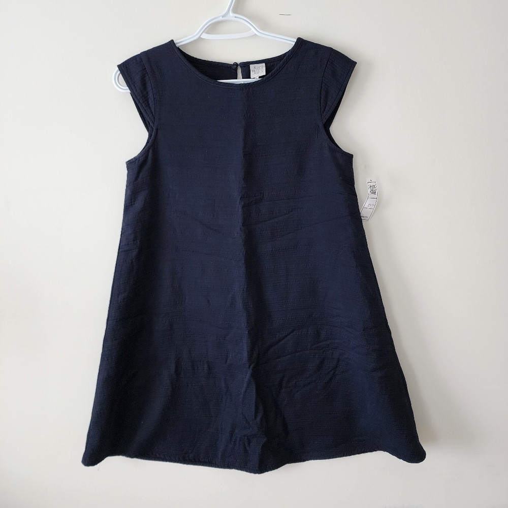 Karl Marc John dark navy blue baby doll dress with cap sleeves XS